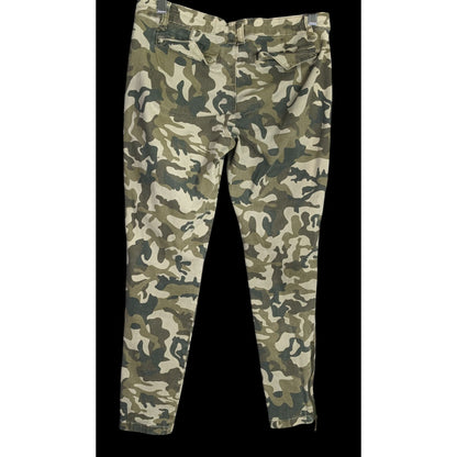 Wishlist Camo Skinny Jeans With Zippers