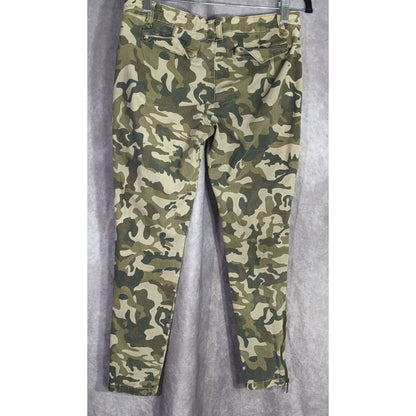 Wishlist Camo Skinny Jeans With Zippers