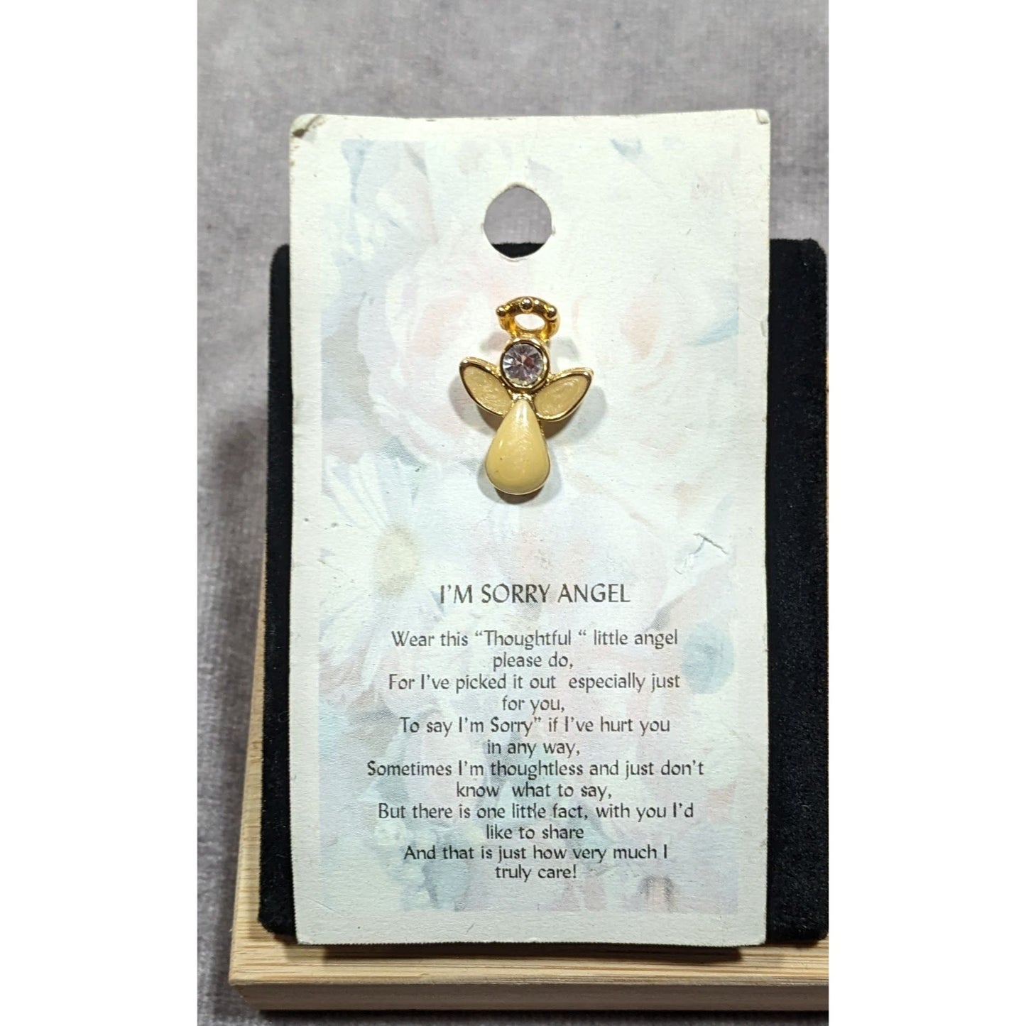 Vintage 90s I'm Sorry Angel Lapel Pin By The Cat's Meow