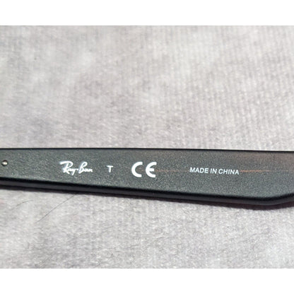 Ray-Ban 4256 Round Tortoise Sunglasses With Blue Accents And Lilac Mirror Lenses