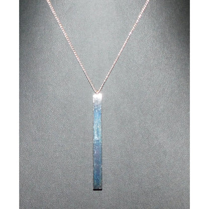 Charming Charlie Modern Silver Tone Pillar Necklace