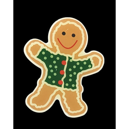 Festive Gingerbread Man Holiday Lapel Pin