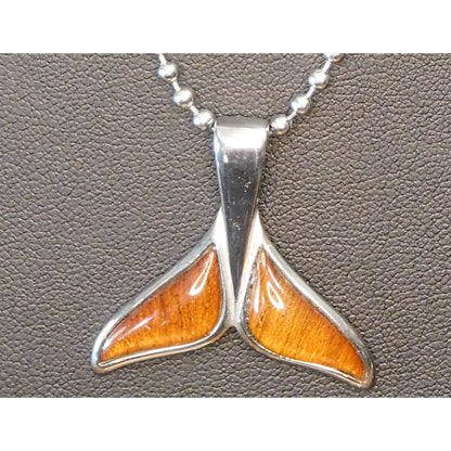 Mercaidcore Summery Stainless Steel Dolphin Tail Necklace