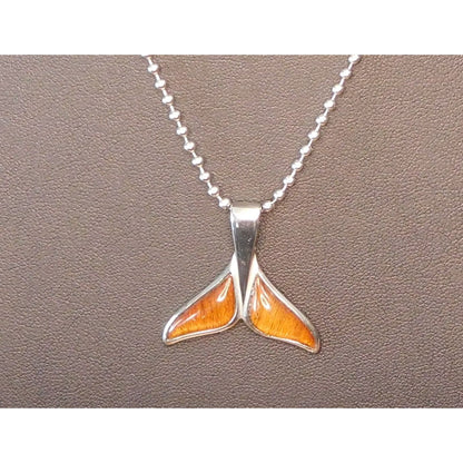 Mercaidcore Summery Stainless Steel Dolphin Tail Necklace