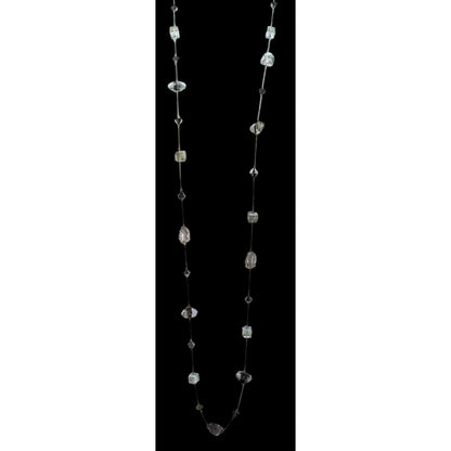 Premier Designs Sparkly Glass Cube Station Necklace