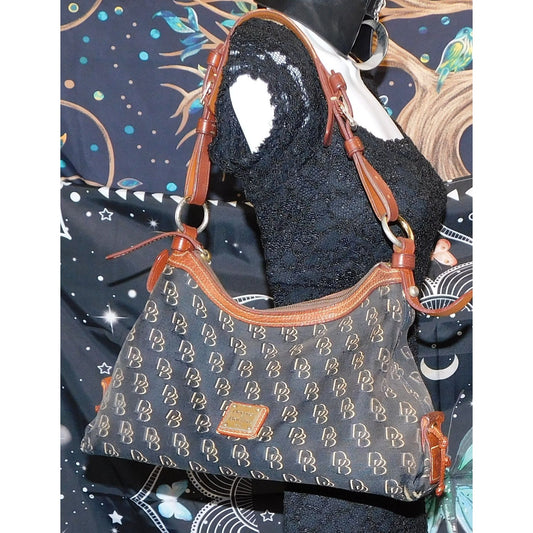Vintage Black And Brown Dooney & Bourke Bag