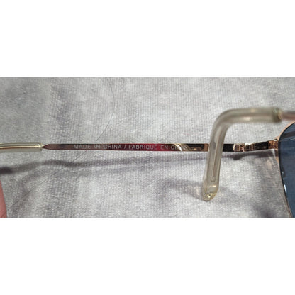 American Eagle Preppy Gold Tone Mirror Lens Aviator SUnglasses