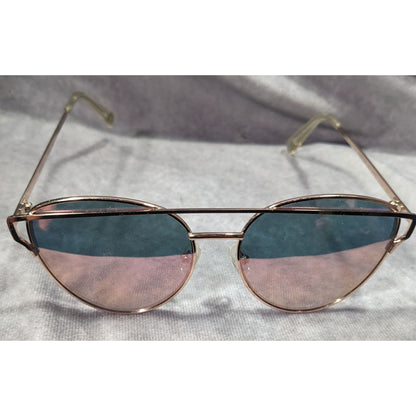American Eagle Preppy Gold Tone Mirror Lens Aviator SUnglasses