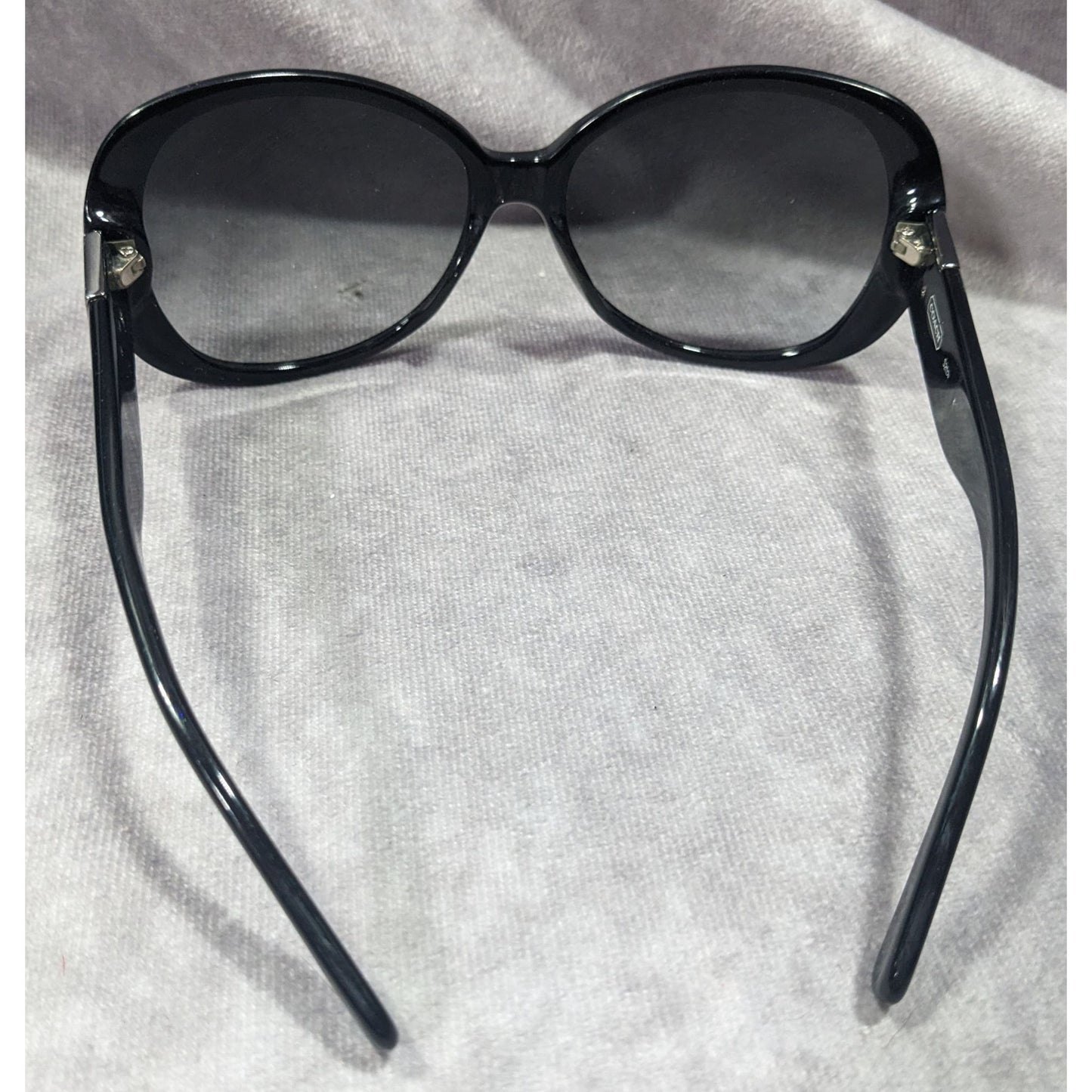 Coach S2026 Black Monogram Black Sunglasses