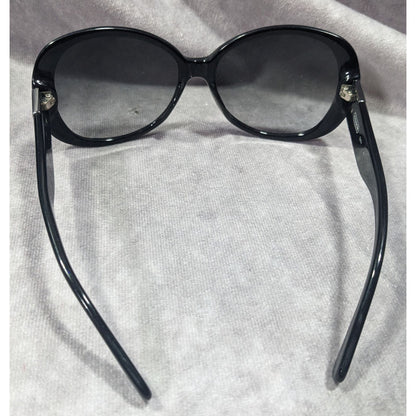 Coach S2026 Black Monogram Black Sunglasses