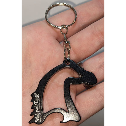Medieval Times Horse-Shaped Bottle Opener Keychain