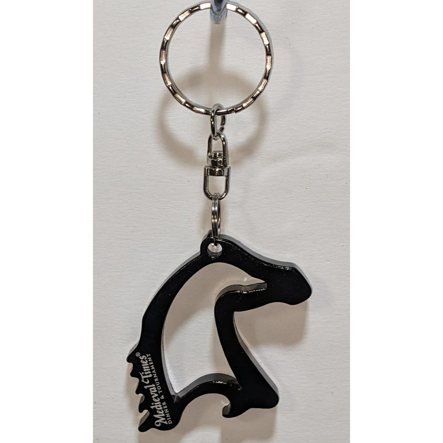 Medieval Times Horse-Shaped Bottle Opener Keychain