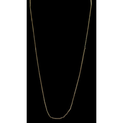 Vintage Gold-Tone Serpentine Chain Necklace