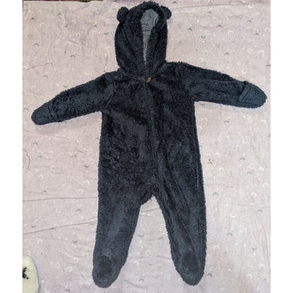 Carters Baby Bear Sherpa Fleece Bunting 6M Hooded Footed Snowsuit NWOT