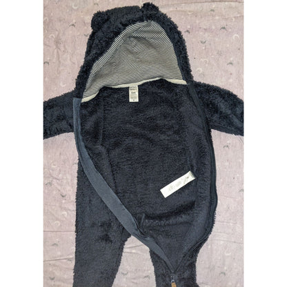 Carters Baby Bear Sherpa Fleece Bunting 6M Hooded Footed Snowsuit NWOT