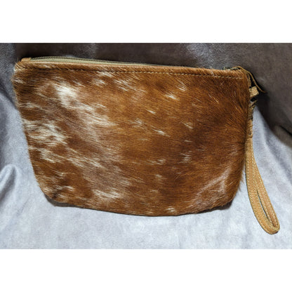 Genuine Calf Hair Lined Casual Bag by Myra