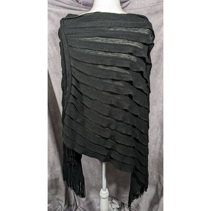 Gena Accessories Gothic Layered Knit Poncho