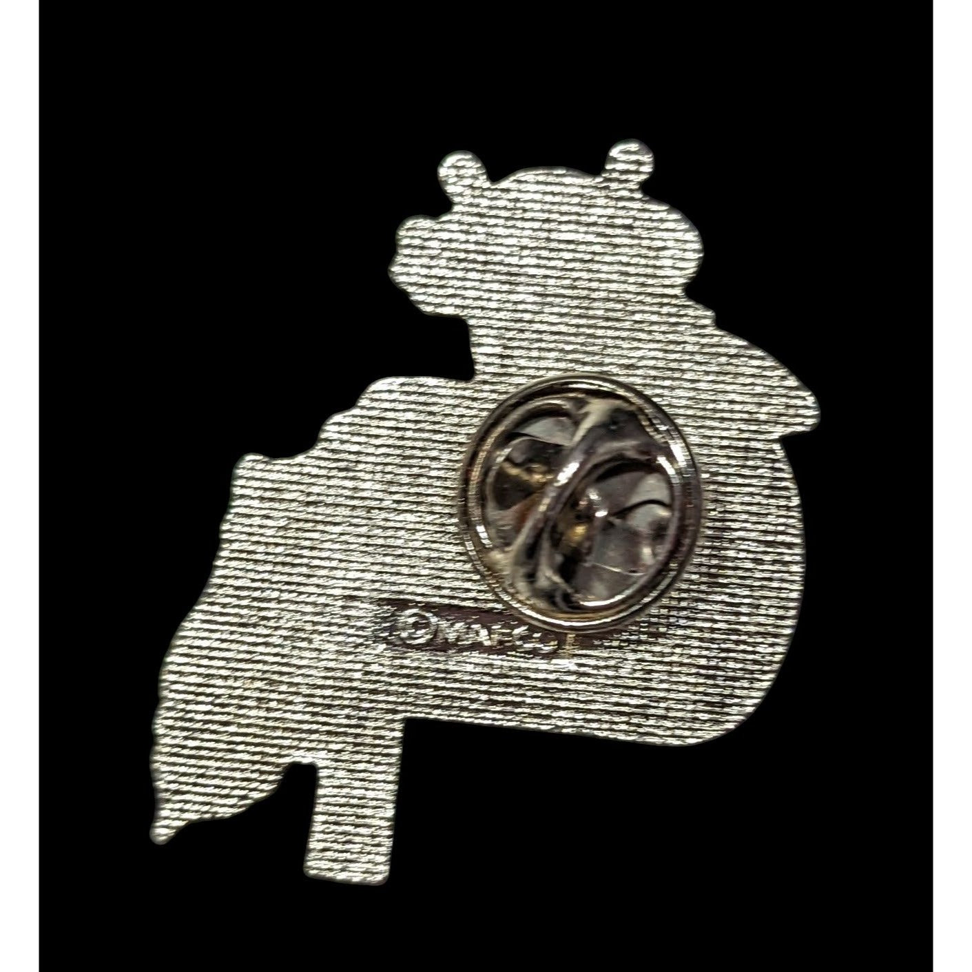 Vintage Mafco Green Music Note Caterpillar Lapel Pin