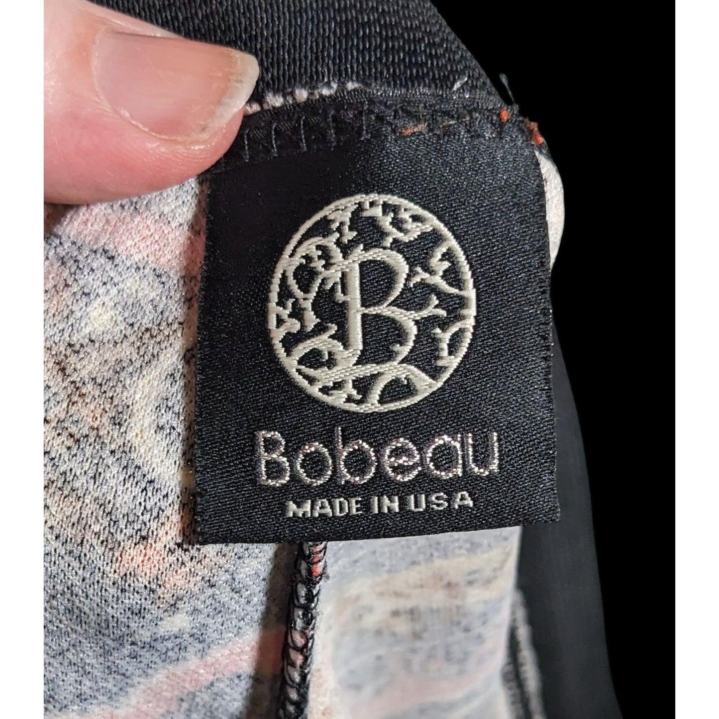 Bobeau Bohemian Paisley USA Made Midi Skirt