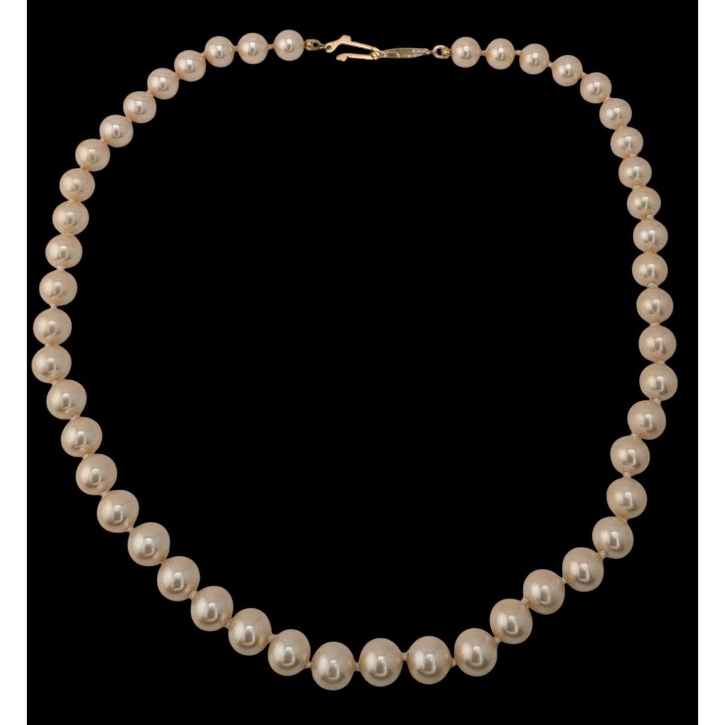 Coquette Classic Vintage Faux Pearl Strand Necklace Wedding Bridal Preppy