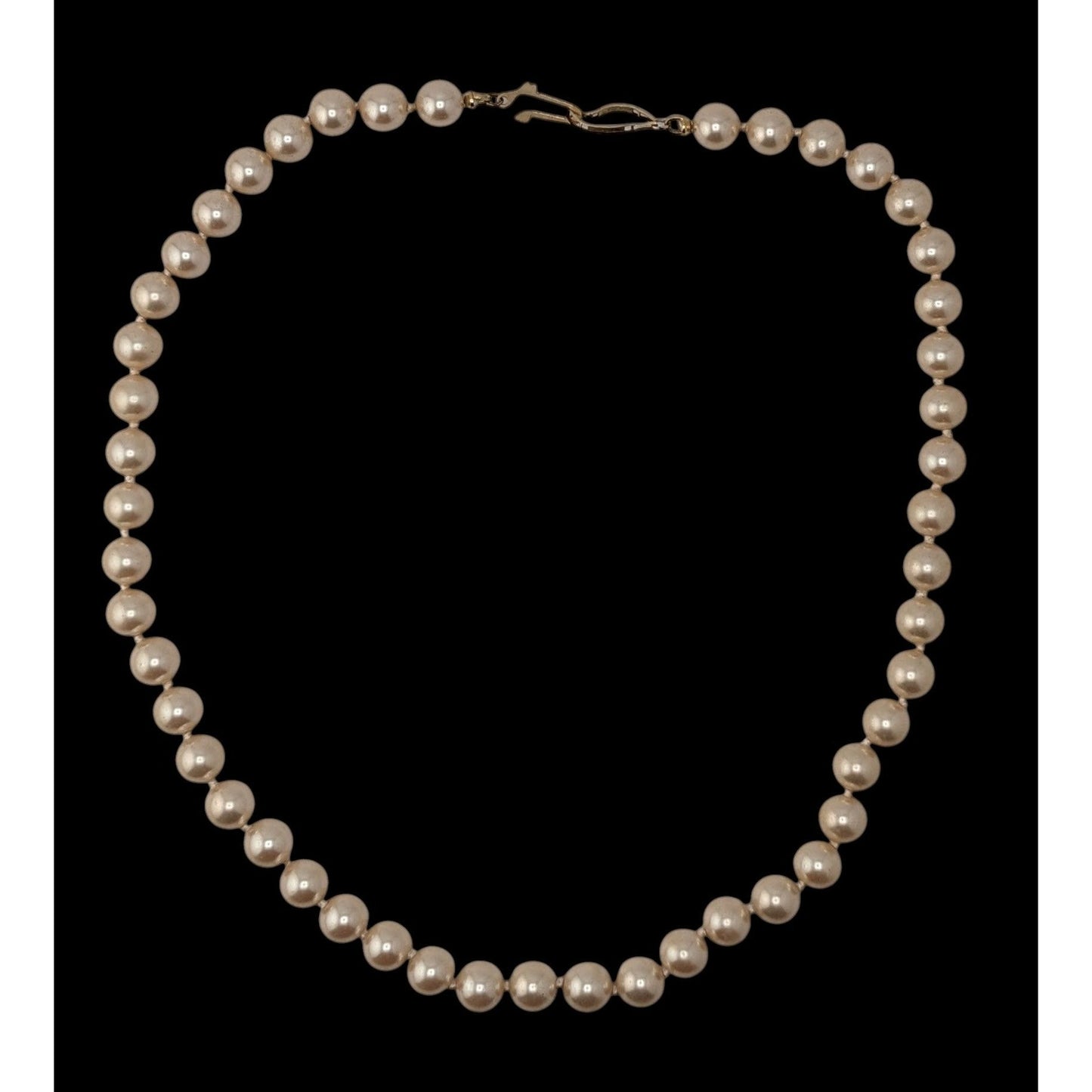 Coquette Classic Vintage Faux Pearl Strand Necklace Wedding Bridal Preppy