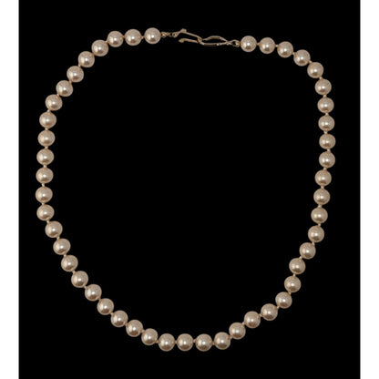 Coquette Classic Vintage Faux Pearl Strand Necklace Wedding Bridal Preppy