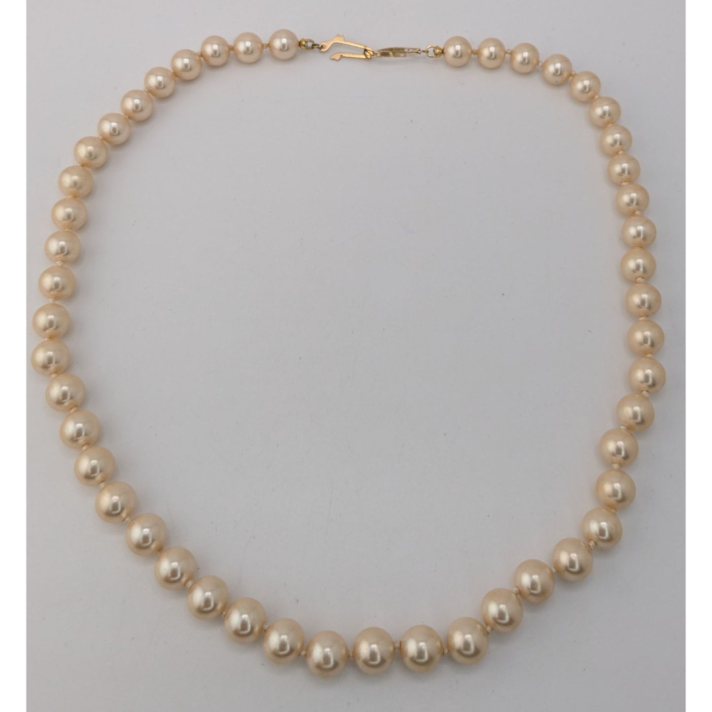 Coquette Classic Vintage Faux Pearl Strand Necklace Wedding Bridal Preppy