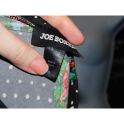 Joe Boxer Gothic Floral Polka Dot Keyhole Dress