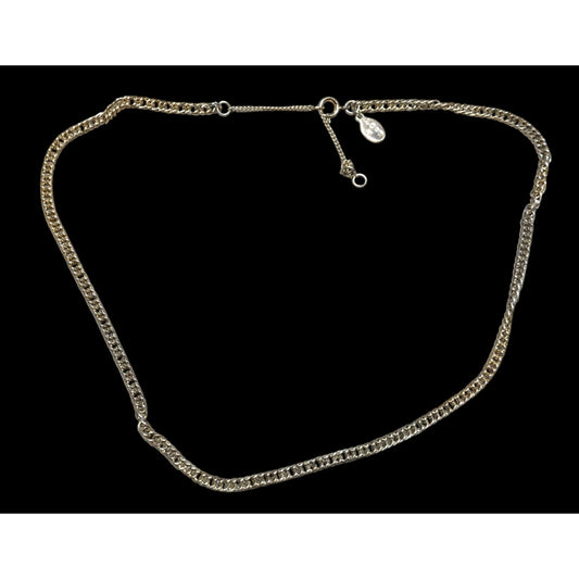 Loft Preppy Elegant Gold Tone Chain Necklace