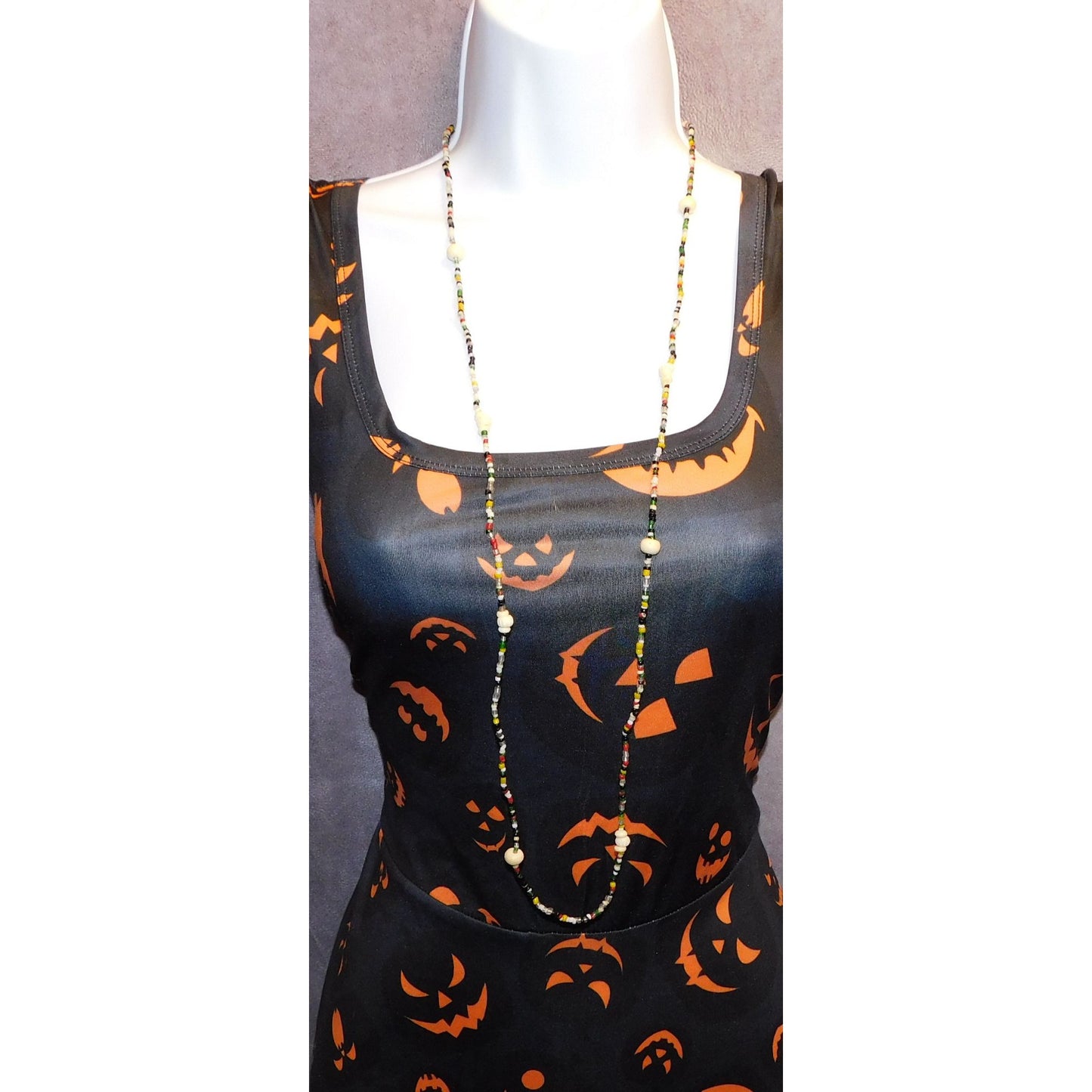 Casual Glass Beaded Necklace With Shell Accents