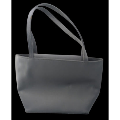Vintage Arleen C Y2K Gray Tote Bag With Stud Accents & Magnetic Closure 6x6.5x2 5-Inch Strap Drop