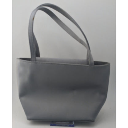 Vintage Arleen C Y2K Gray Tote Bag With Stud Accents & Magnetic Closure 6x6.5x2 5-Inch Strap Drop