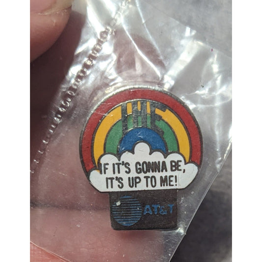 Vintage Rainbow AT&T Promotional Lapel Pin