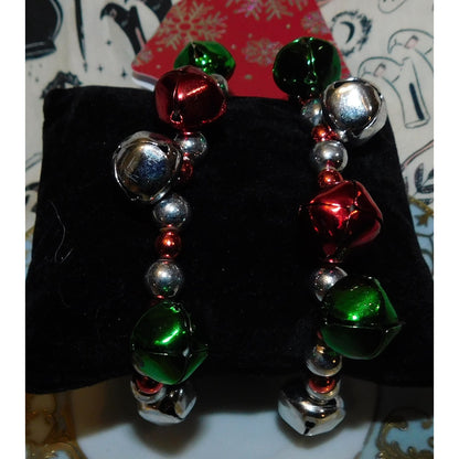 Holiday Jingle Bell Stretch Bracelets (Set of 2)