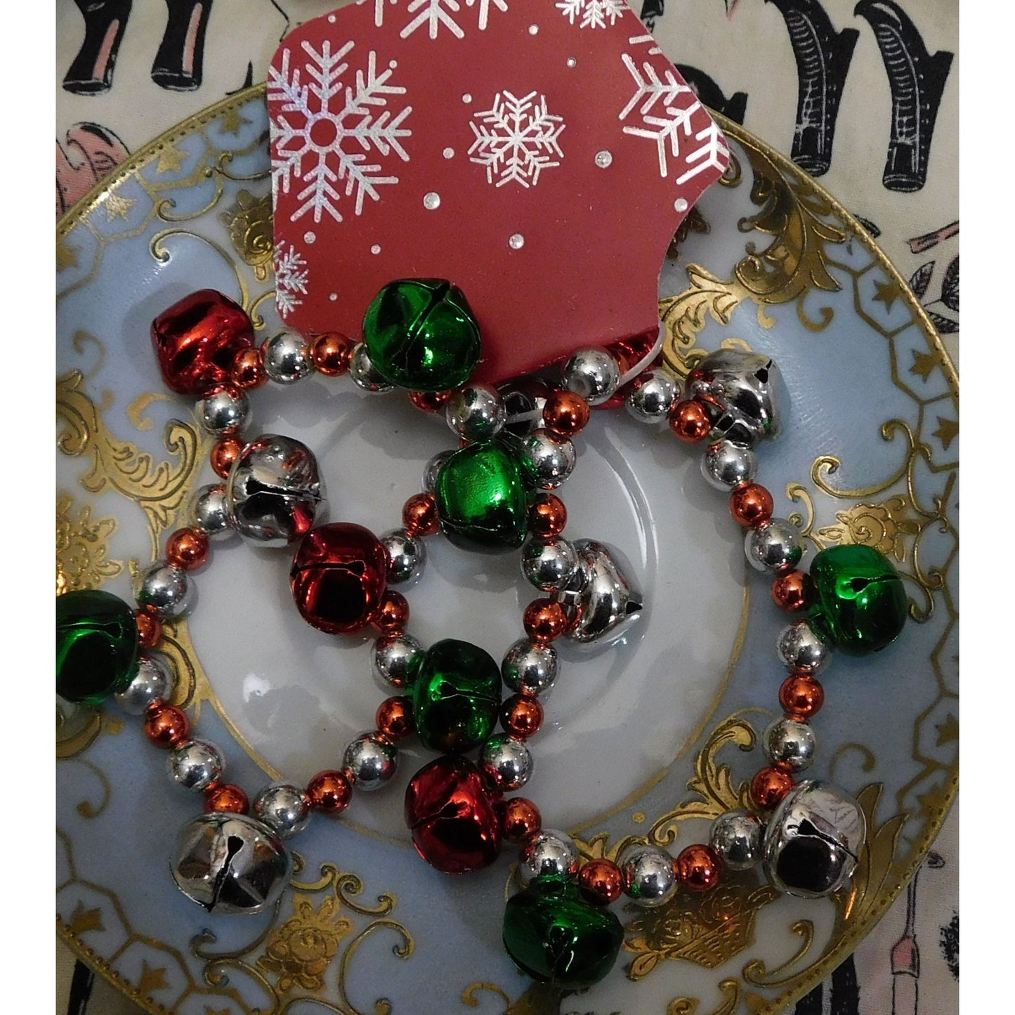Holiday Jingle Bell Stretch Bracelets (Set of 2)