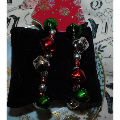 Holiday Jingle Bell Stretch Bracelets (Set of 2)