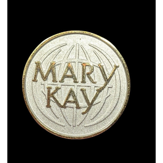 Vintage Mary Kay Consultant Silver And Gold Tone Lapel Pin