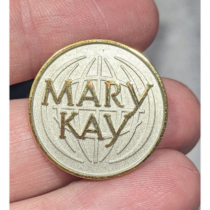 Vintage Mary Kay Consultant Silver And Gold Tone Lapel Pin