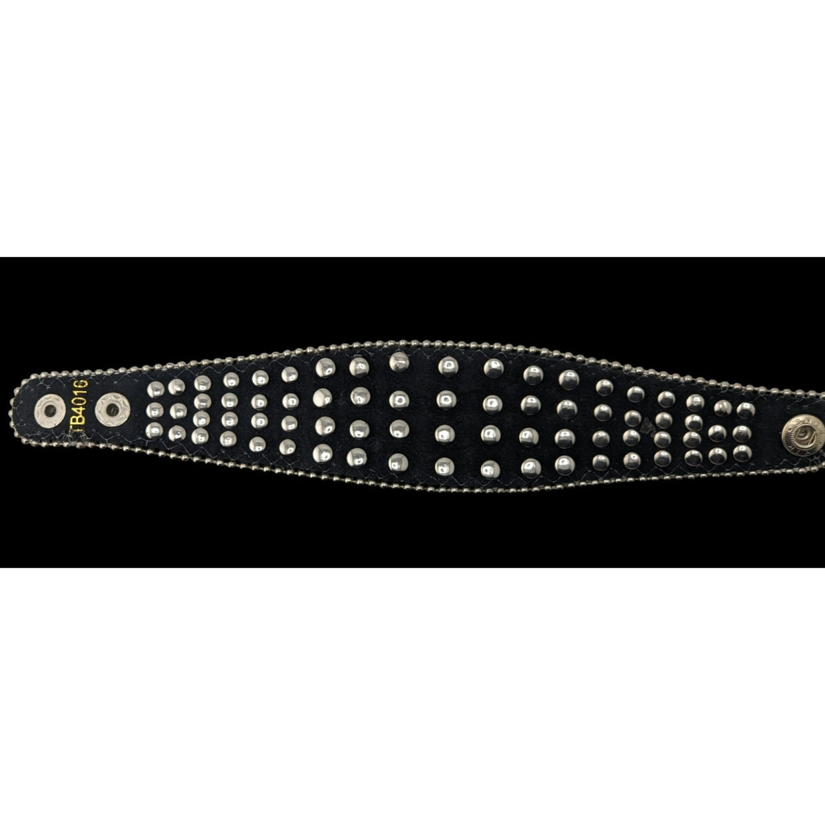 Glam Goth Y2K Rhinestone Black Cuff Bracelet Crystal Statement