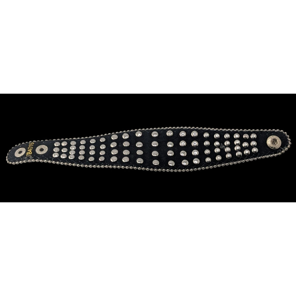 Glam Goth Y2K Rhinestone Black Cuff Bracelet Crystal Statement
