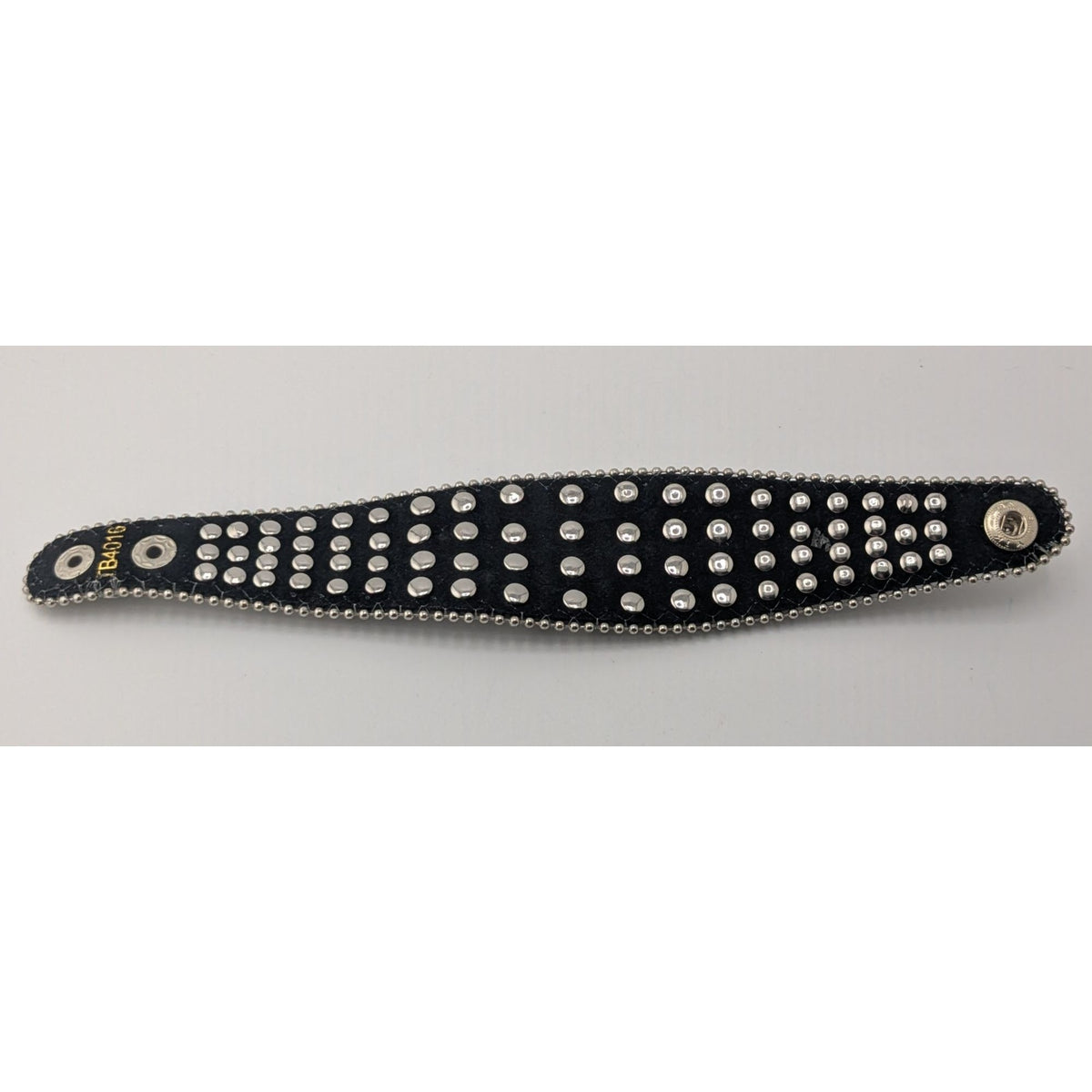 Glam Goth Y2K Rhinestone Black Cuff Bracelet Crystal Statement