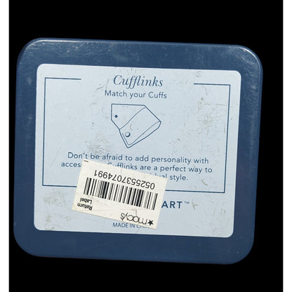 Ryan Seacrest Distinction Silver Tone Cufflinks