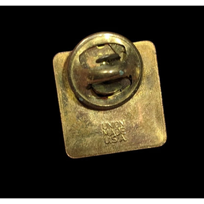 Vintage United Way USA Union Made Gold Tone Lapel Pin