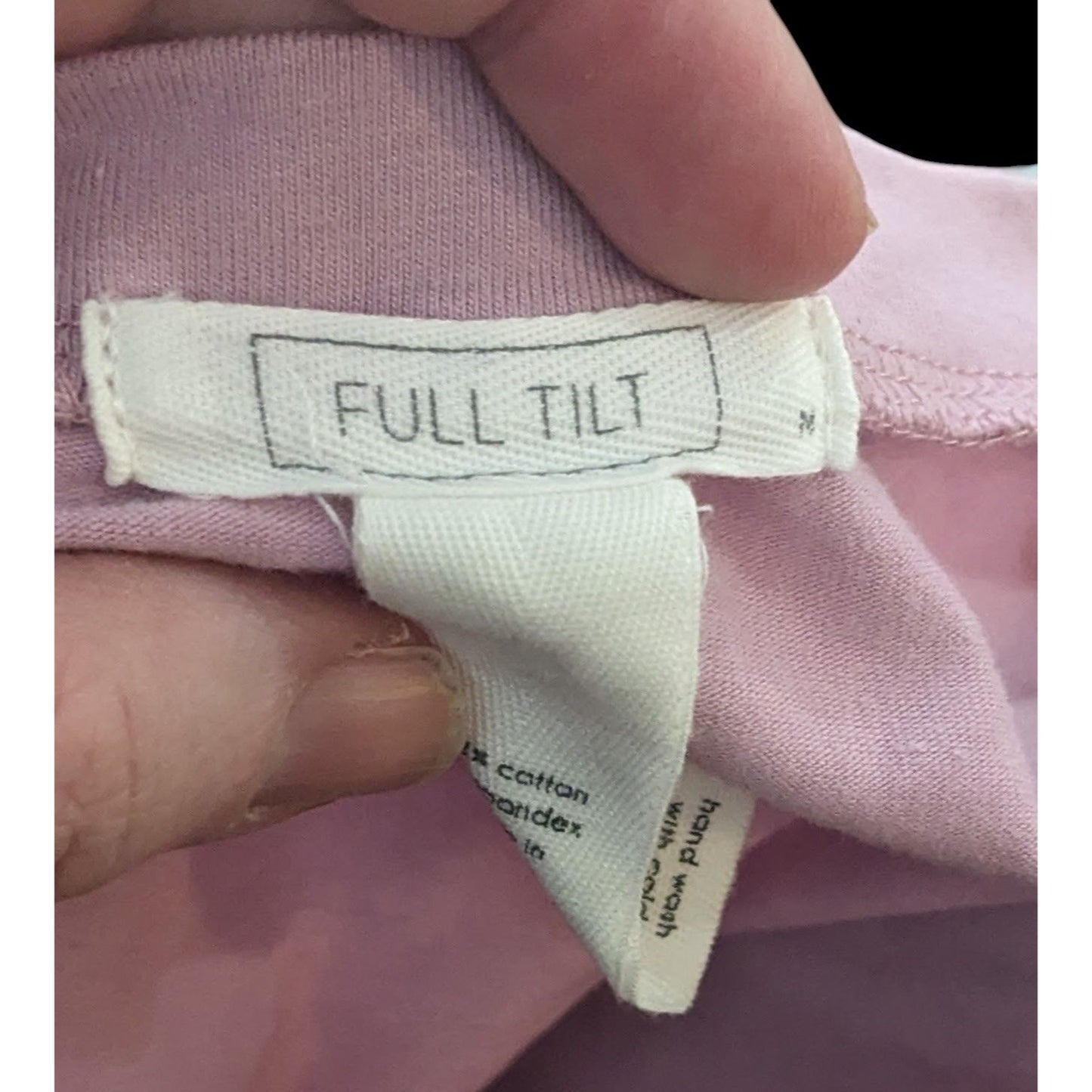 Full Tilt Light Pink Drawstring Side Bodycon Dress Size Medium