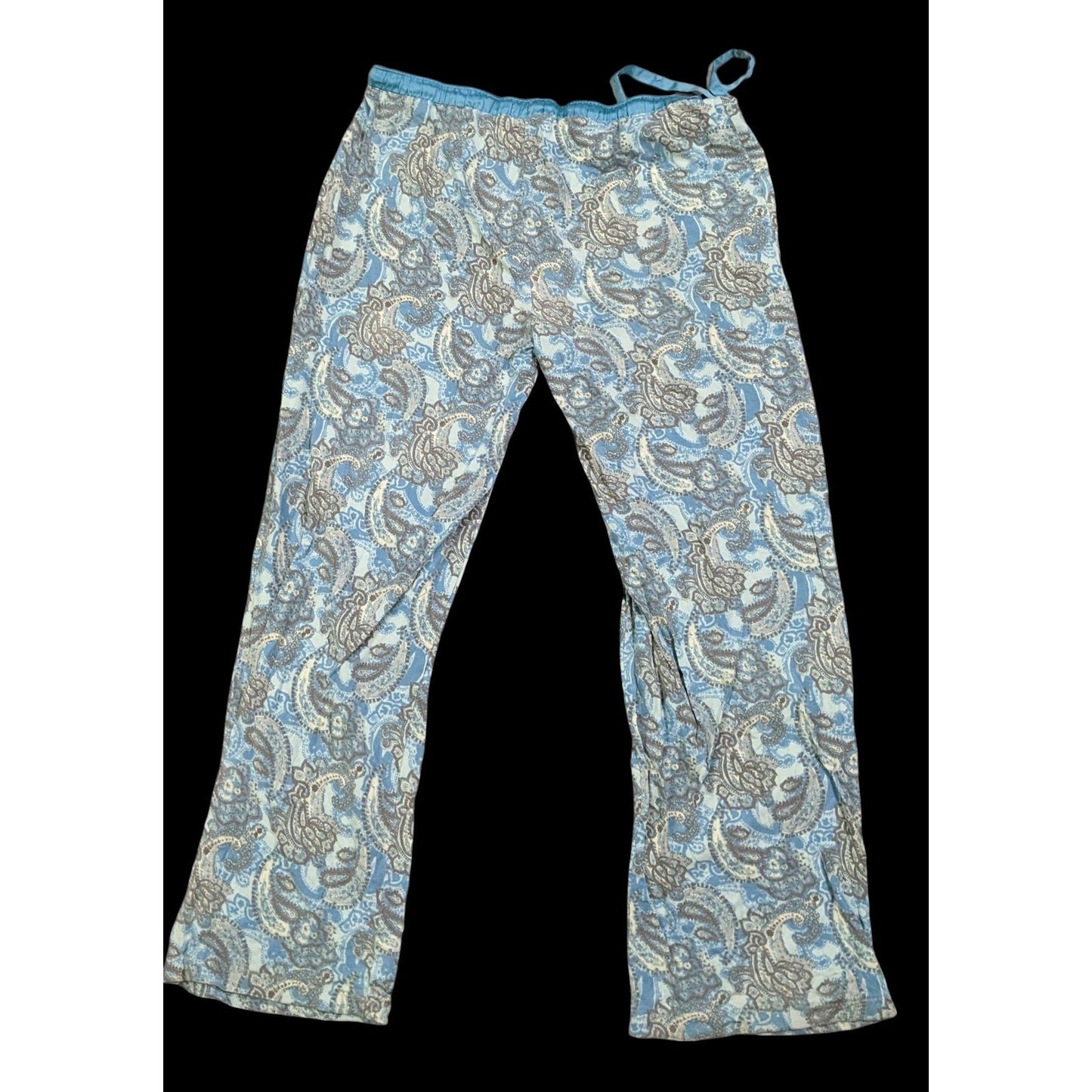 Blue Paisley Pajama Lounge Pants by Dana Buchman