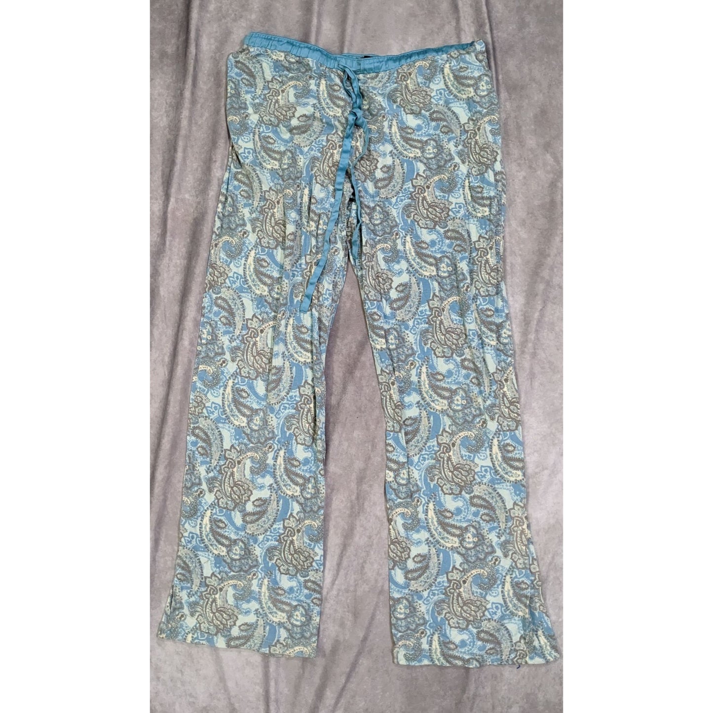 Blue Paisley Pajama Lounge Pants by Dana Buchman