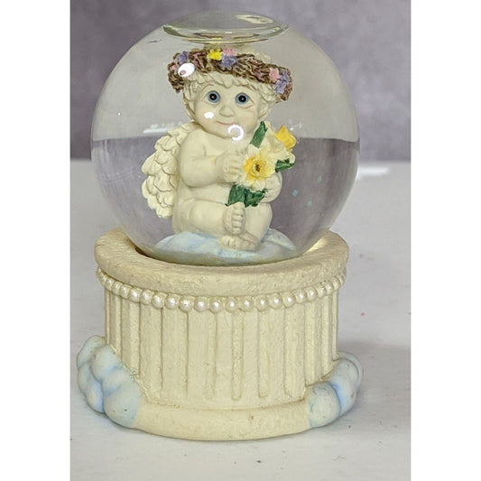 Vintage 90s Dreamsicles Cherub Snow Globe By Westland Giftware