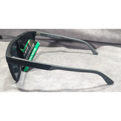 Foster Grant Modern Men's Black And Grey Retro Aviator Sunglasses