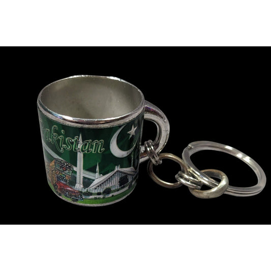 Pakistan Magnetic Cup Collectible Souvenir Keychain