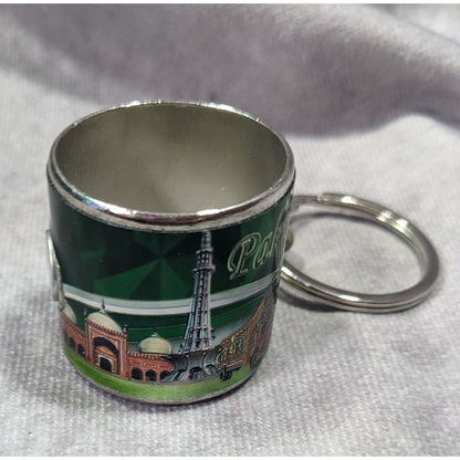 Pakistan Magnetic Cup Collectible Souvenir Keychain